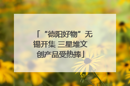 “德阳好物”无锡开集 三星堆文创产品受热捧